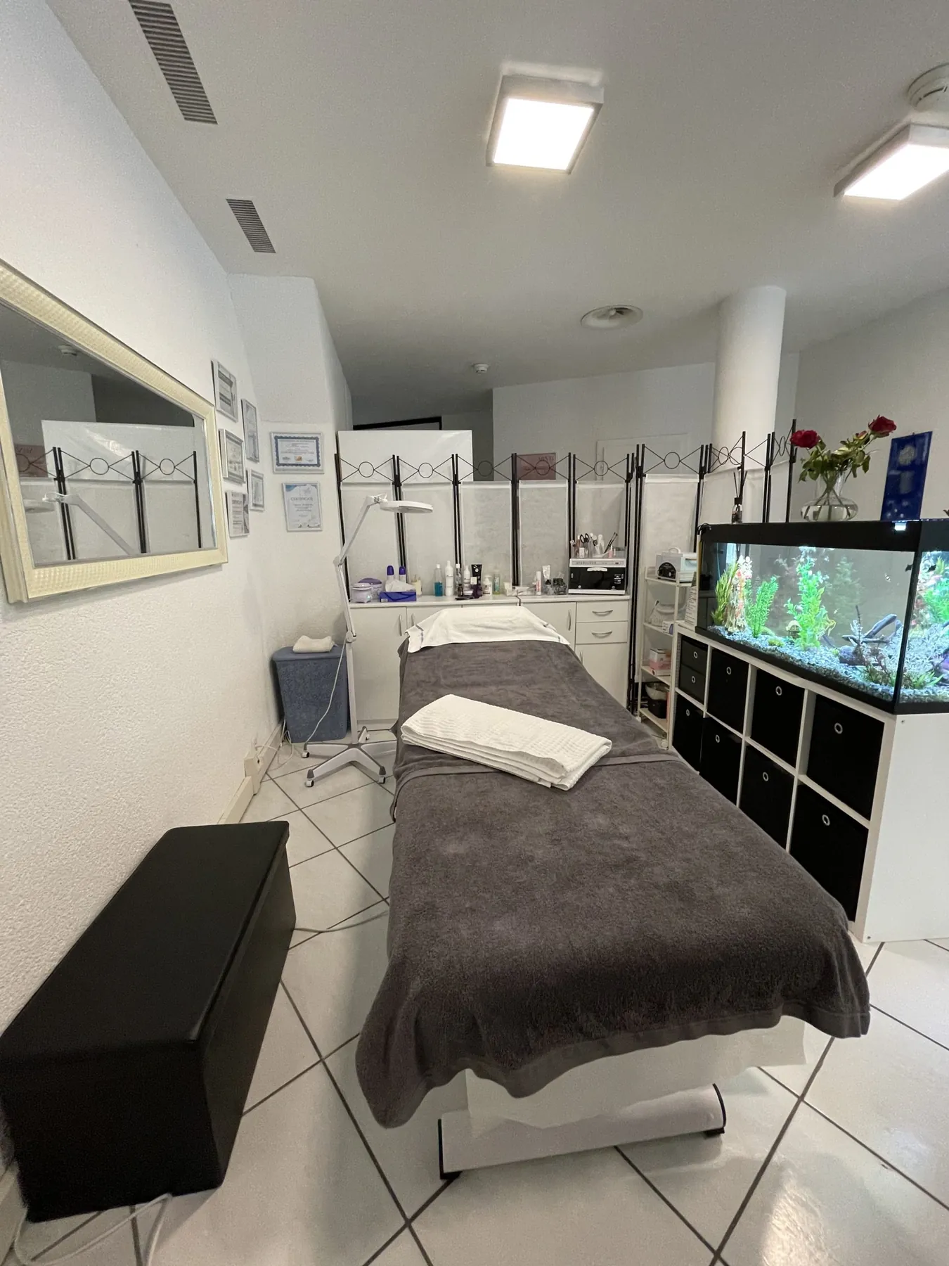 Une cabine de soins